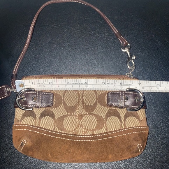 Coach Monogram Brown wristlet - Picture 4 of 5